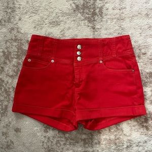 BEBE red shorts